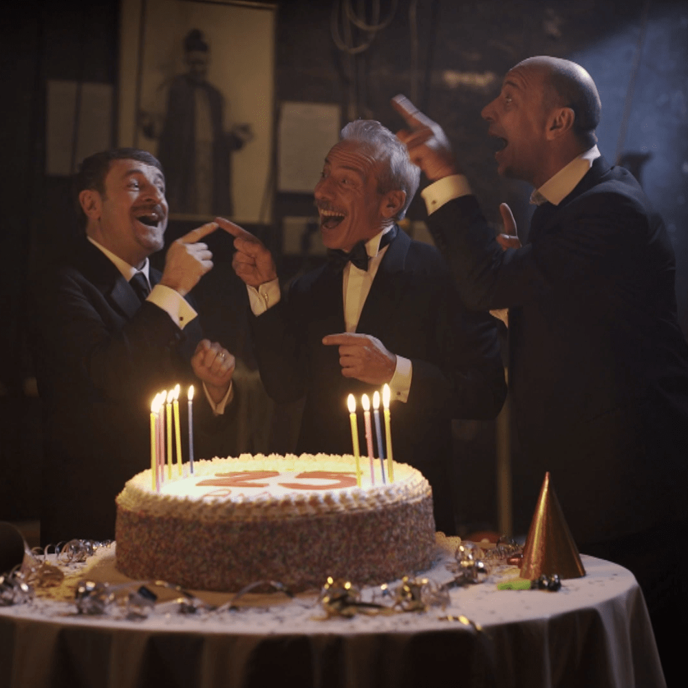 Aldo, Giovanni e Giacomo “Live On Stage”&nbsp;promo